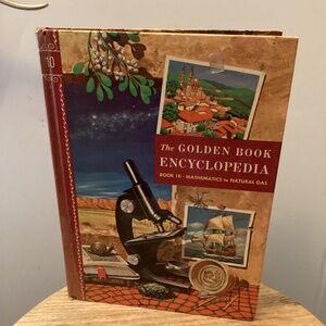 1960 Golden Book Encyclopedia Book 10 Children's Reference